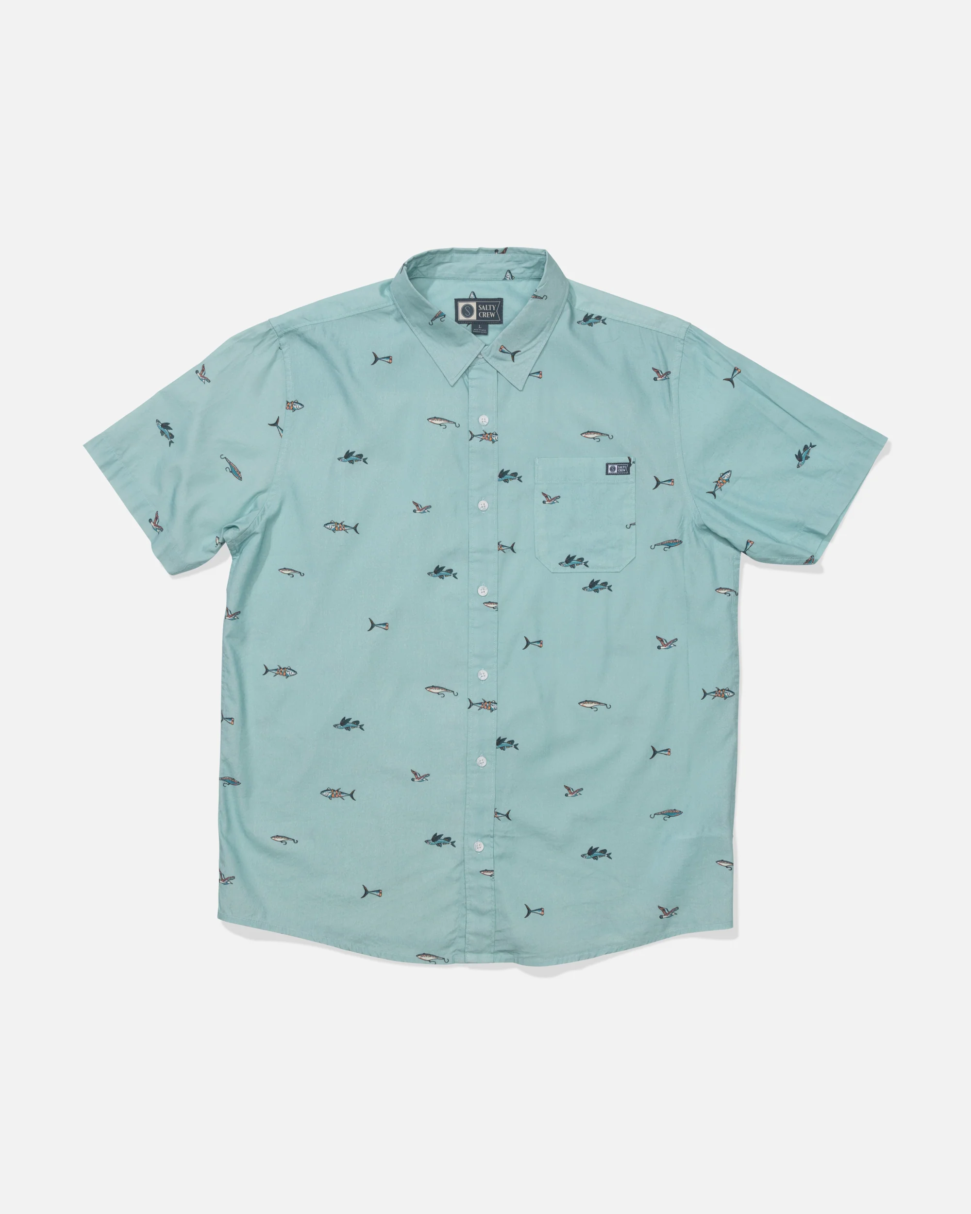 Crew Button Up - Seaside