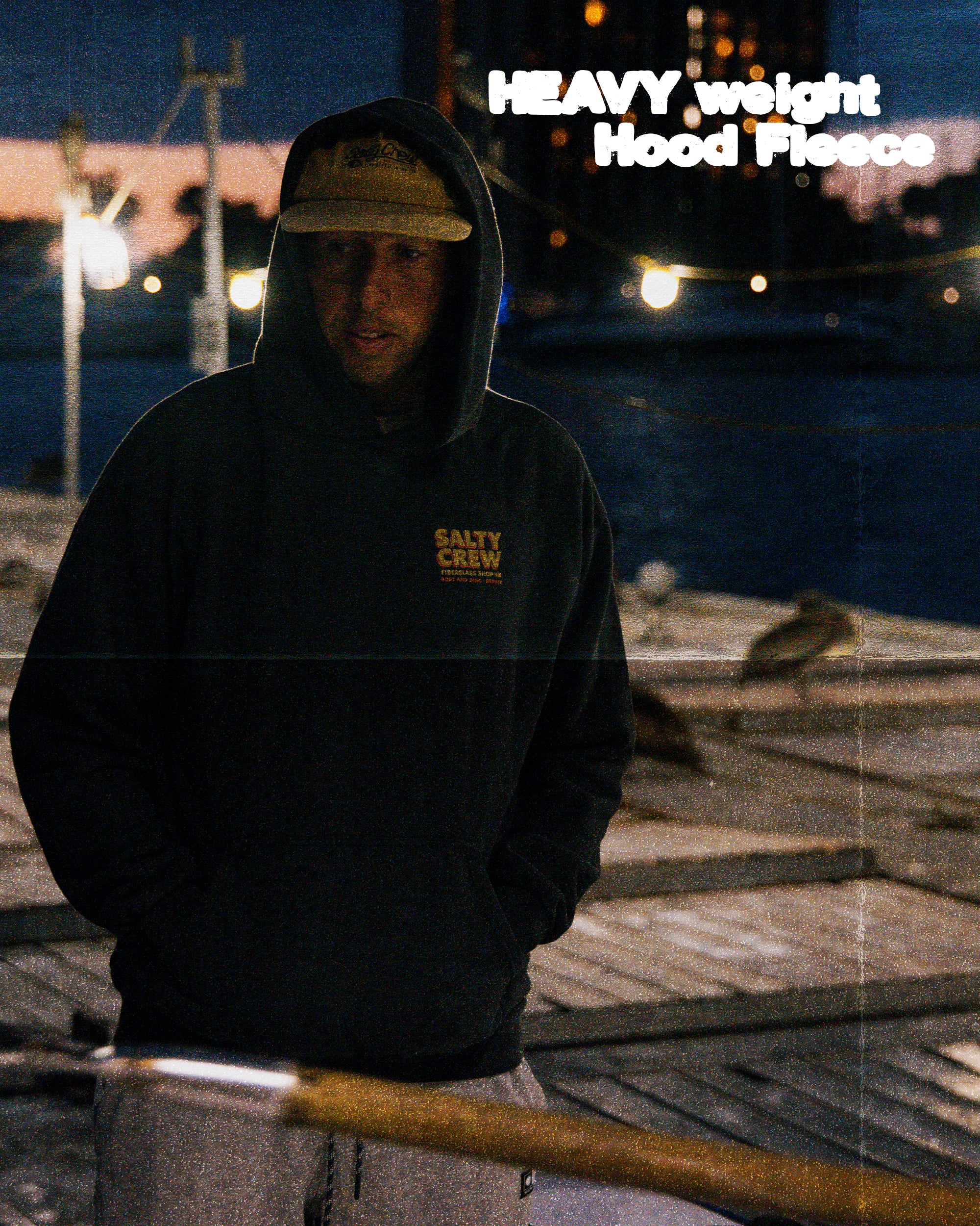 Fiberglass Heavyweight Fleece - Washed Black - Image 4
