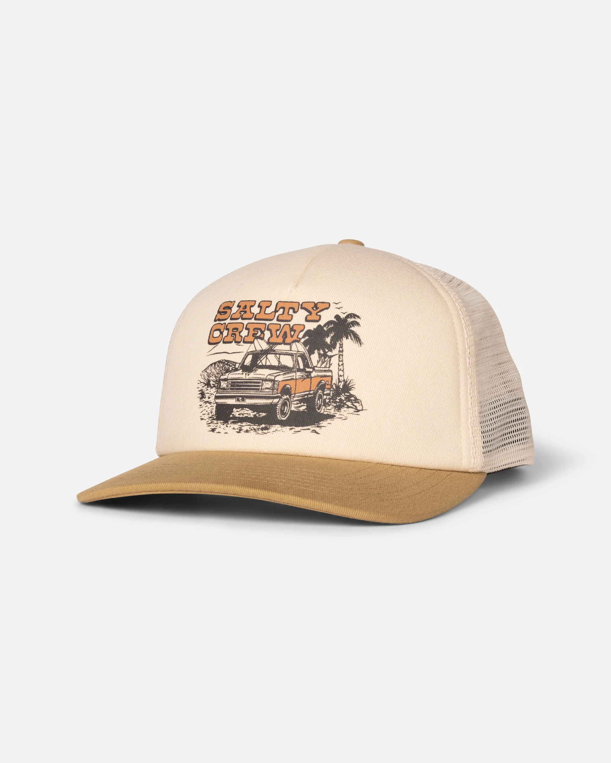 Good Times Foamie Trucker - Off White/Khaki