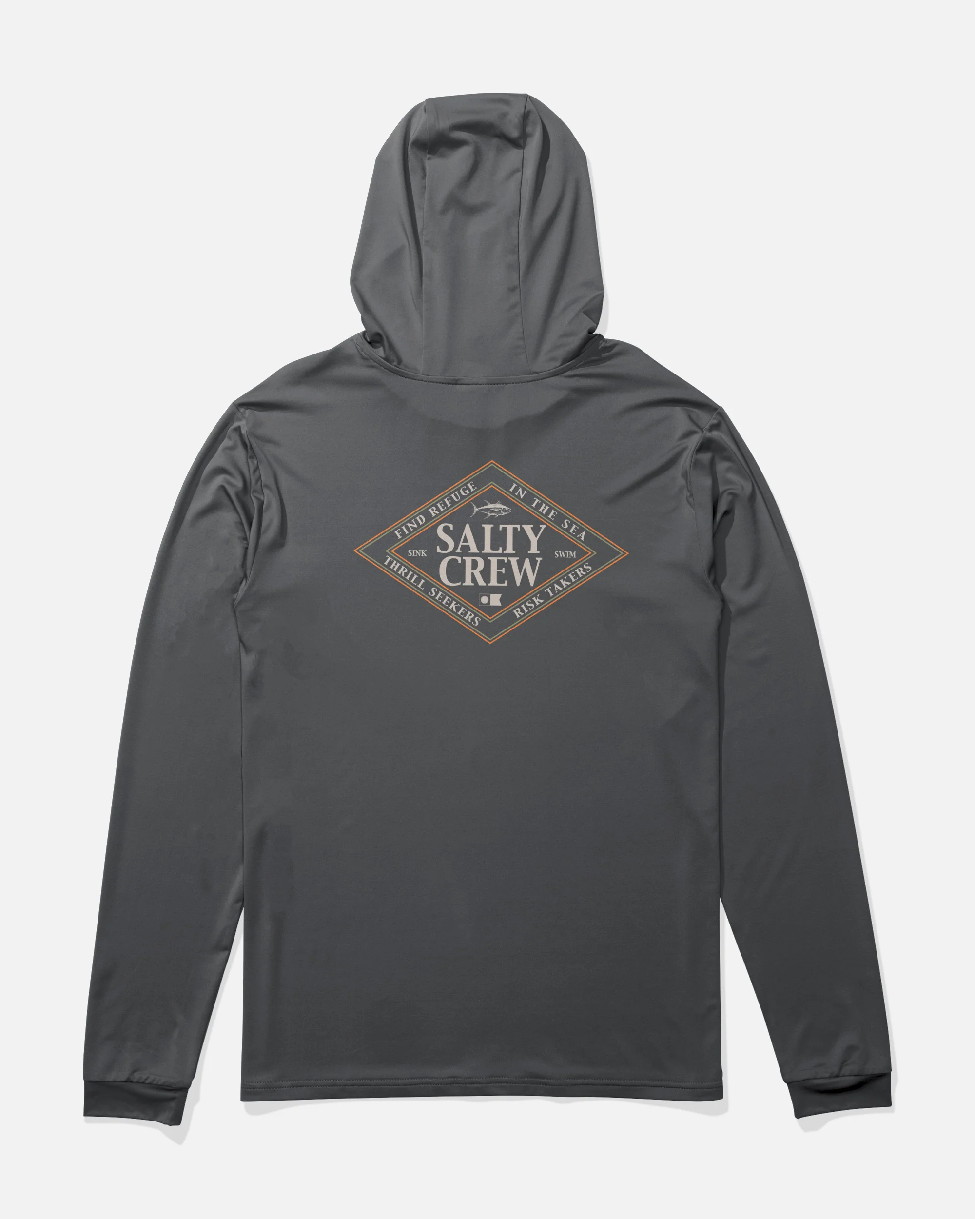 Iconic Hood Sunshirt - Charcoal