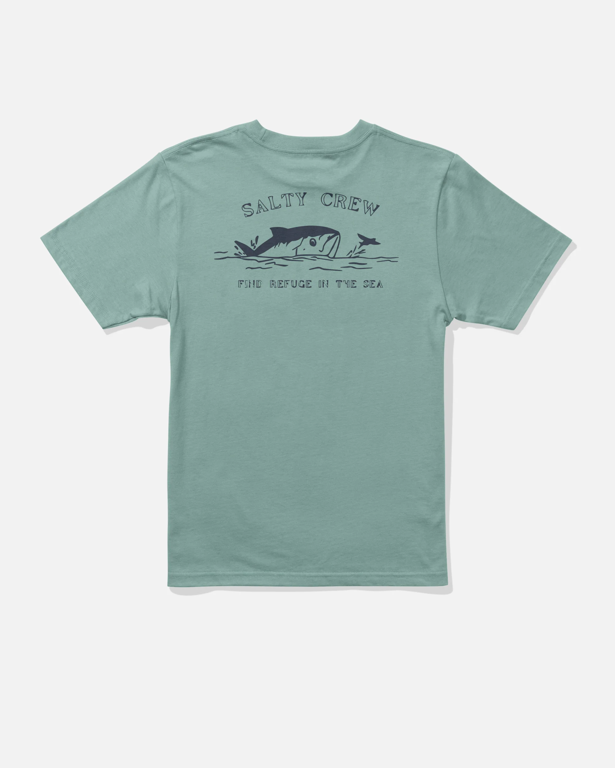 Peeked Boys Tee - Mackerel