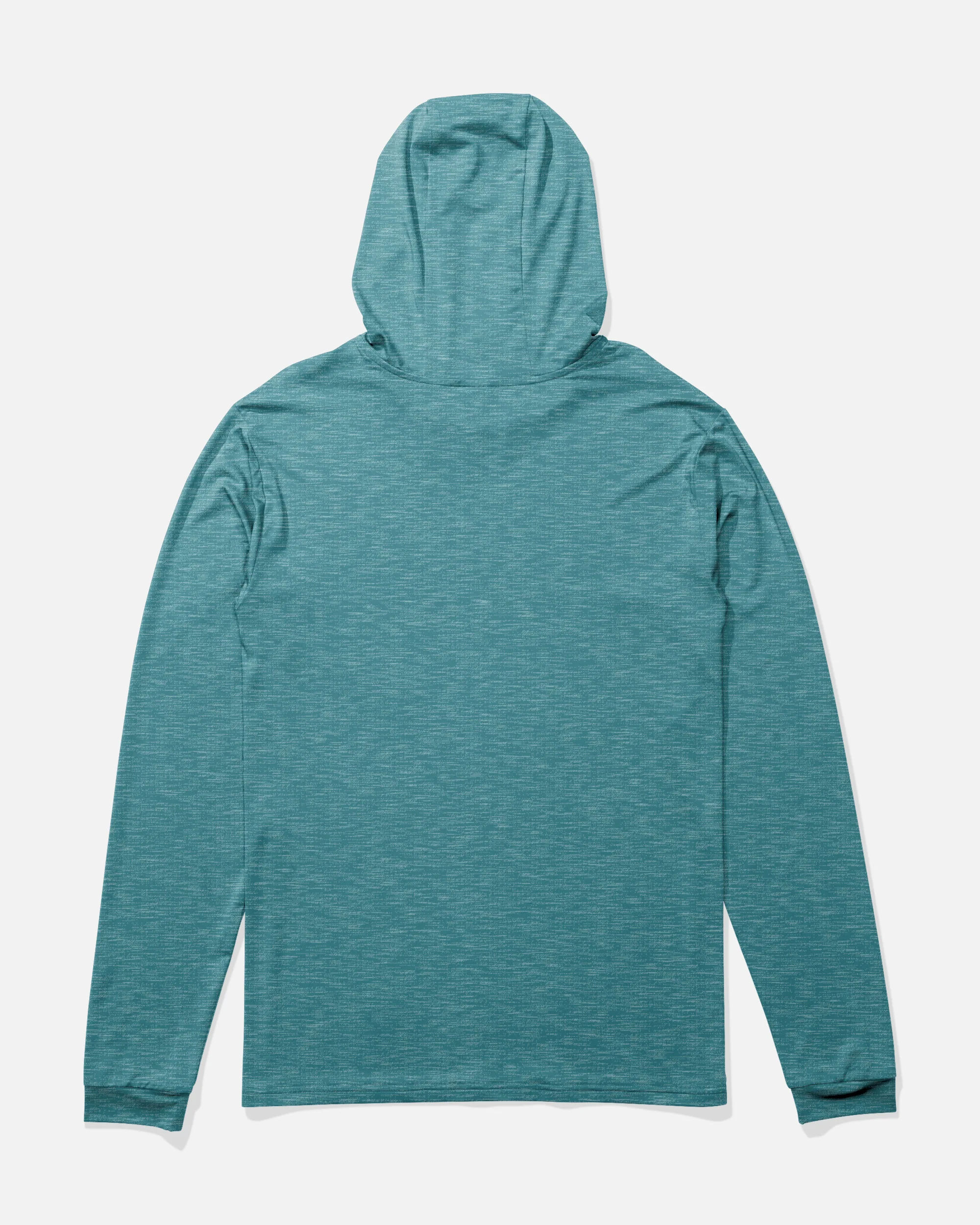 Rail Hood Sunshirt - Teal Blue Heather - Image 2