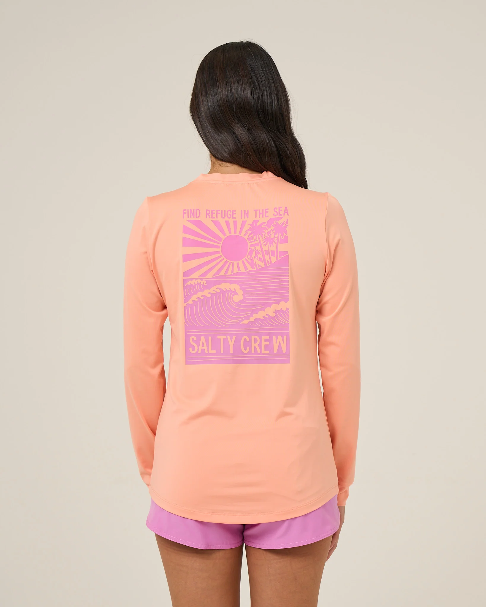 Rise And Smile Sunshirt - Papaya