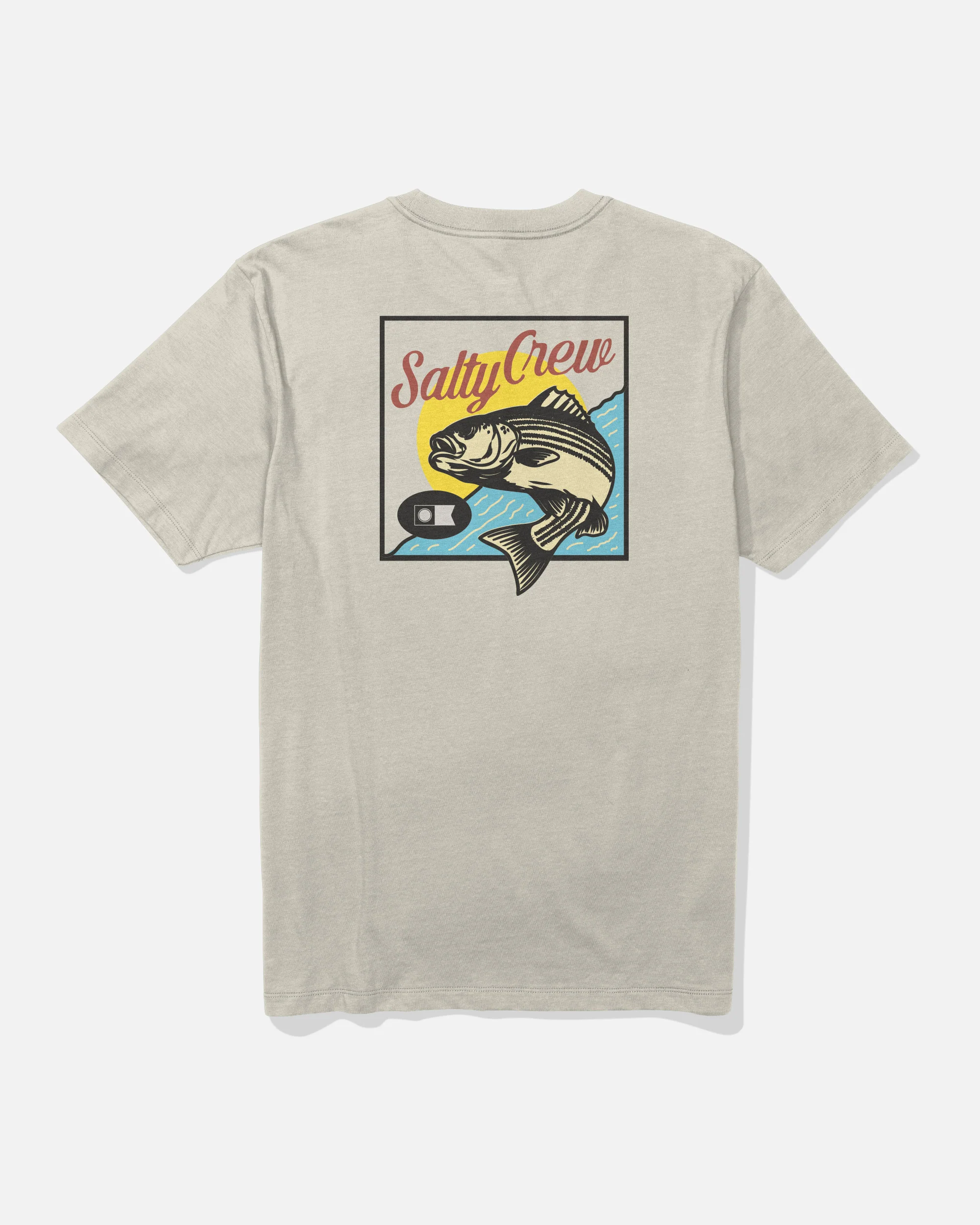 Striped Crew Tee - Bone