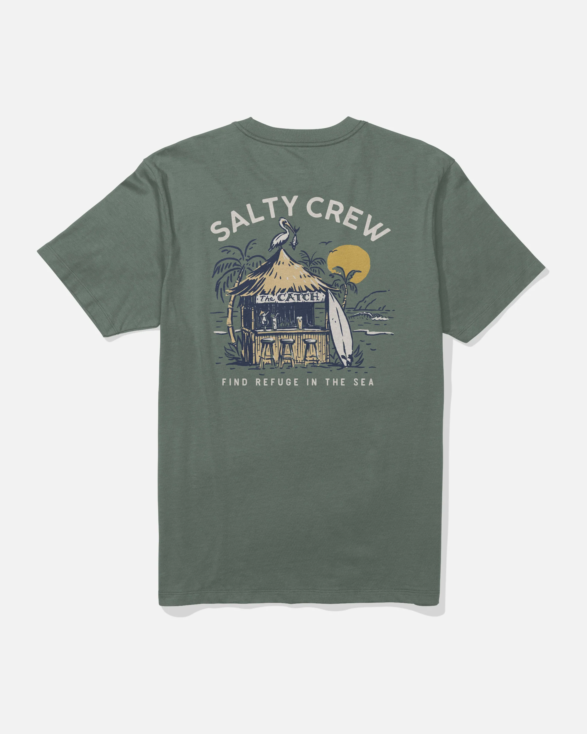 The Catch Crew Tee - Laurel Wreath