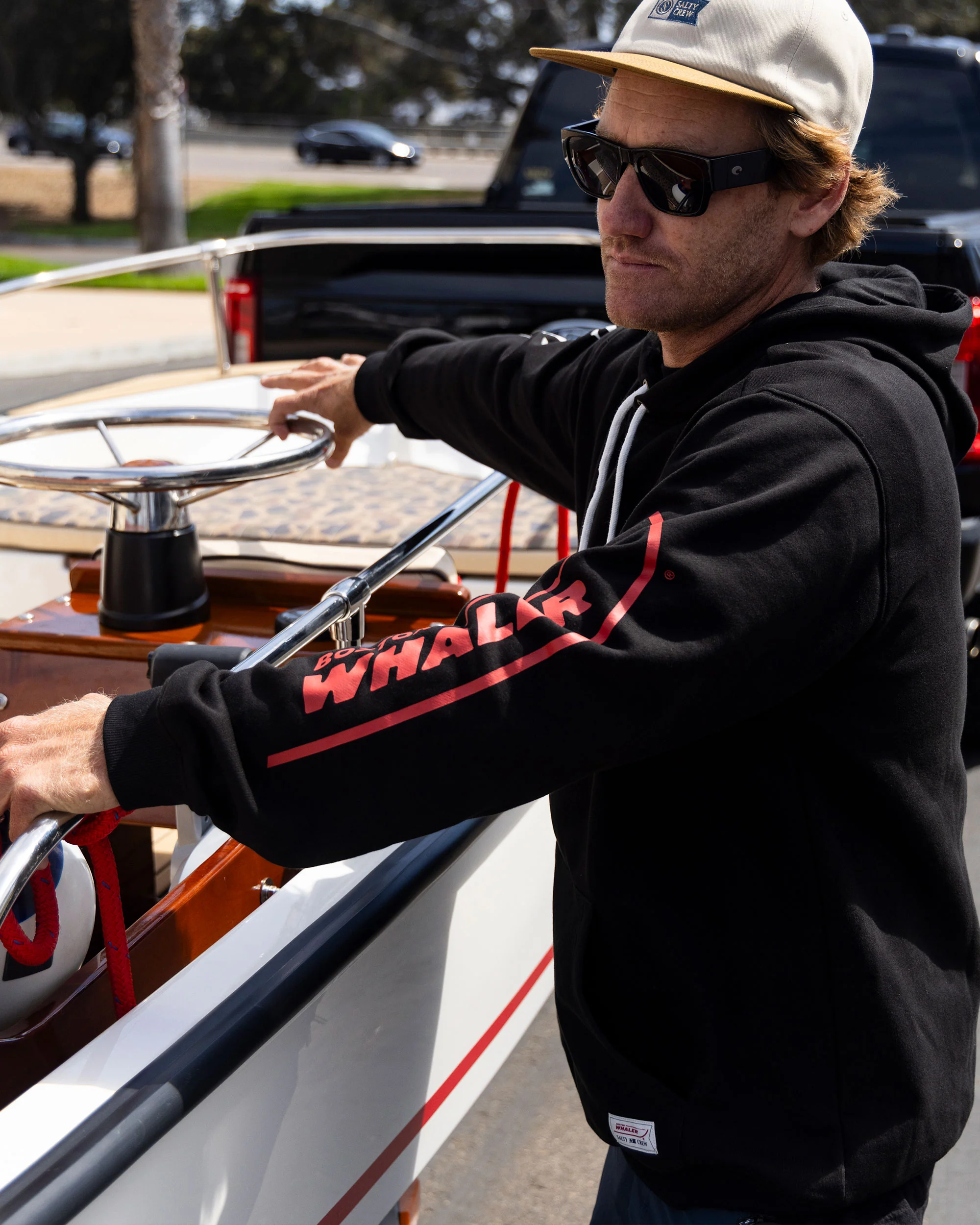 Whaler Icon Fleece - Black - Image 3