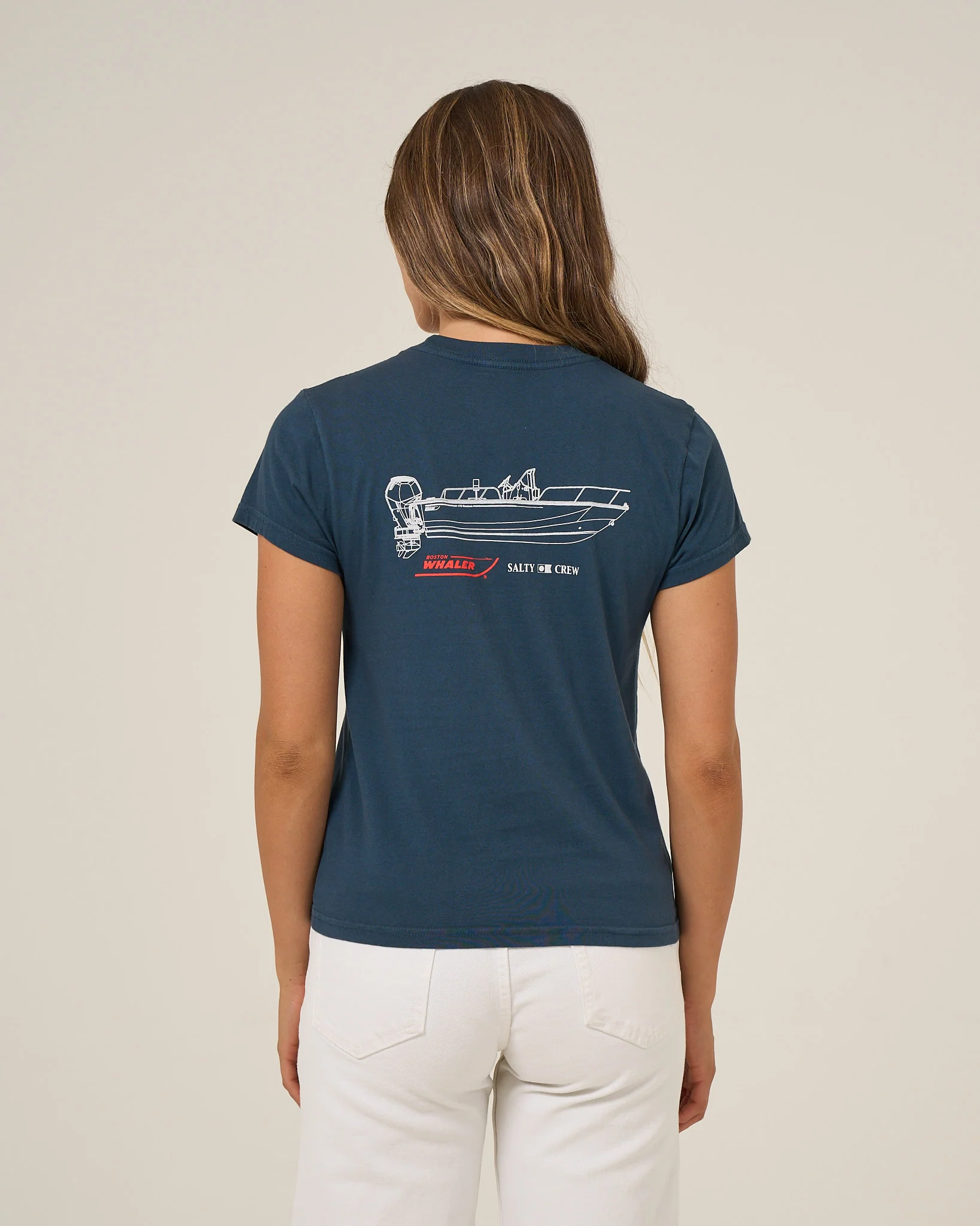Whaler Modern Tee - Midnight Navy
